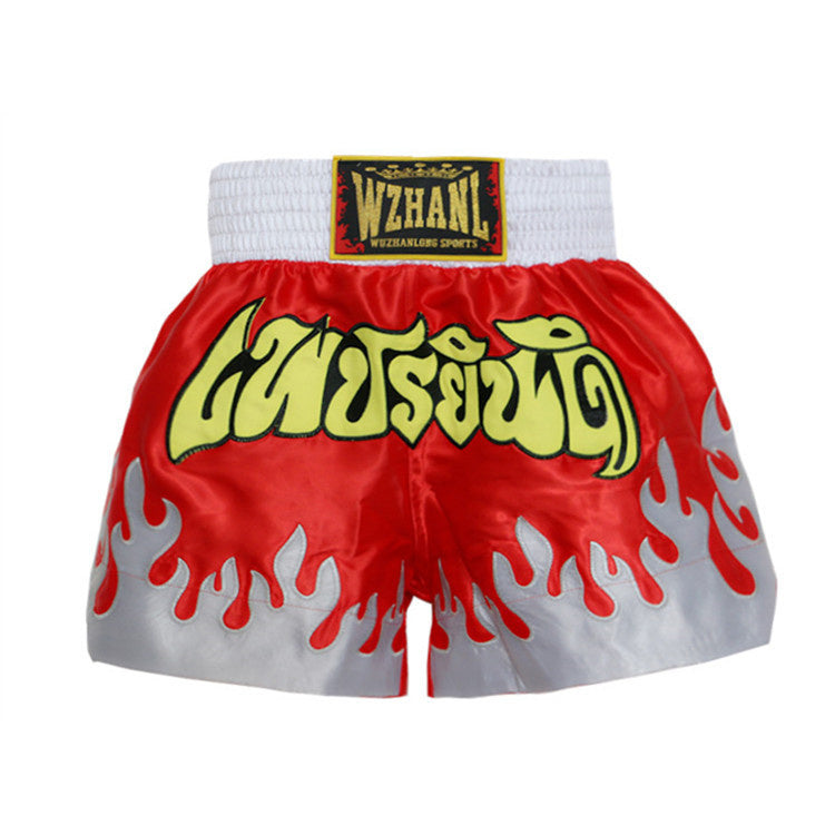 Muay thai black-white comfy shorts