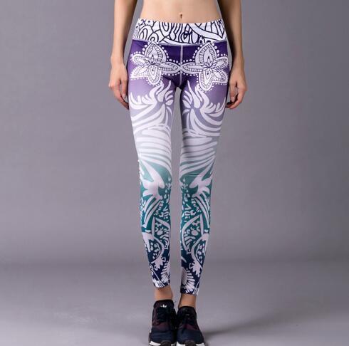Black and white Sports Leggings