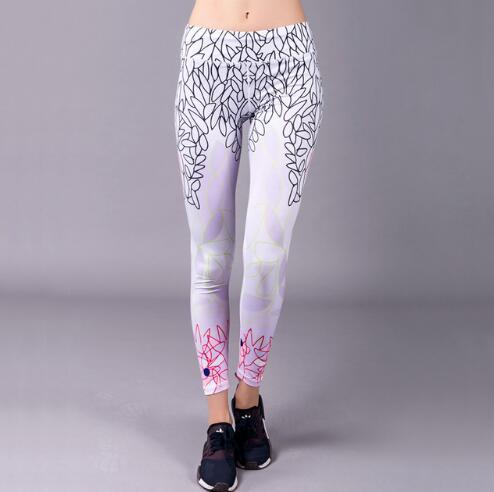 Black and white Sports Leggings