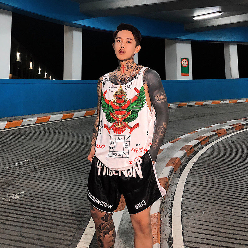 High Street Embroidered Shorts