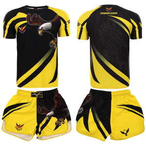 Black-yellow MMA Eagle outfit