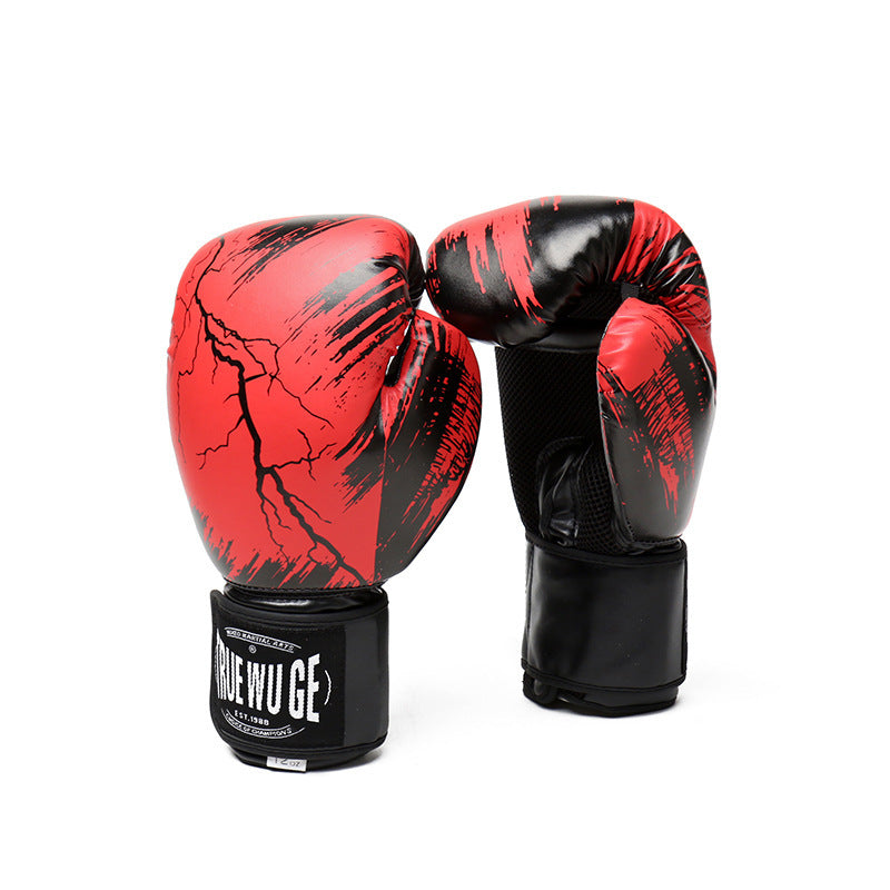 Lighting TRUE WU GE boxing gloves
