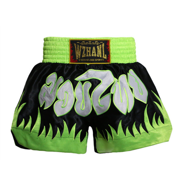Muay thai black-white comfy shorts