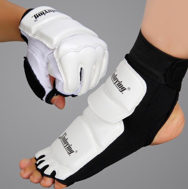 Boxing Gloves And Leg Protectors