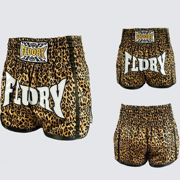 Women Leopard Muay Thai Shorts