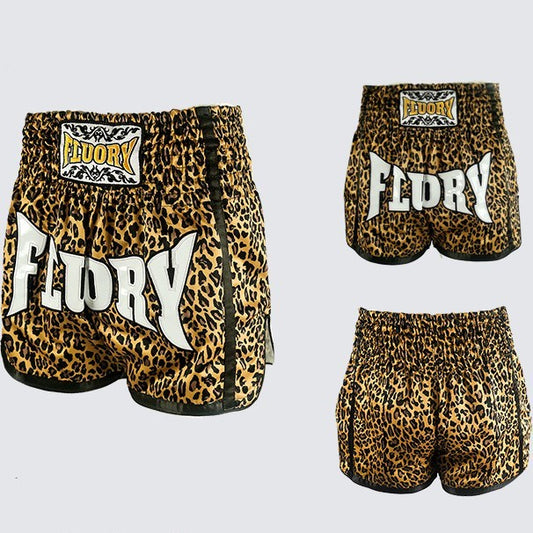 Women Leopard Muay Thai Shorts