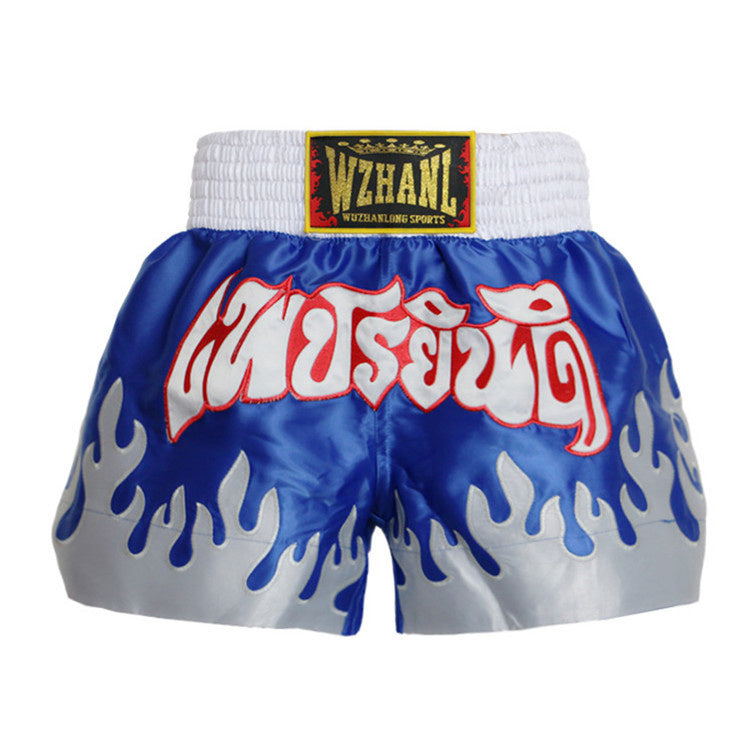 Muay thai black-white comfy shorts
