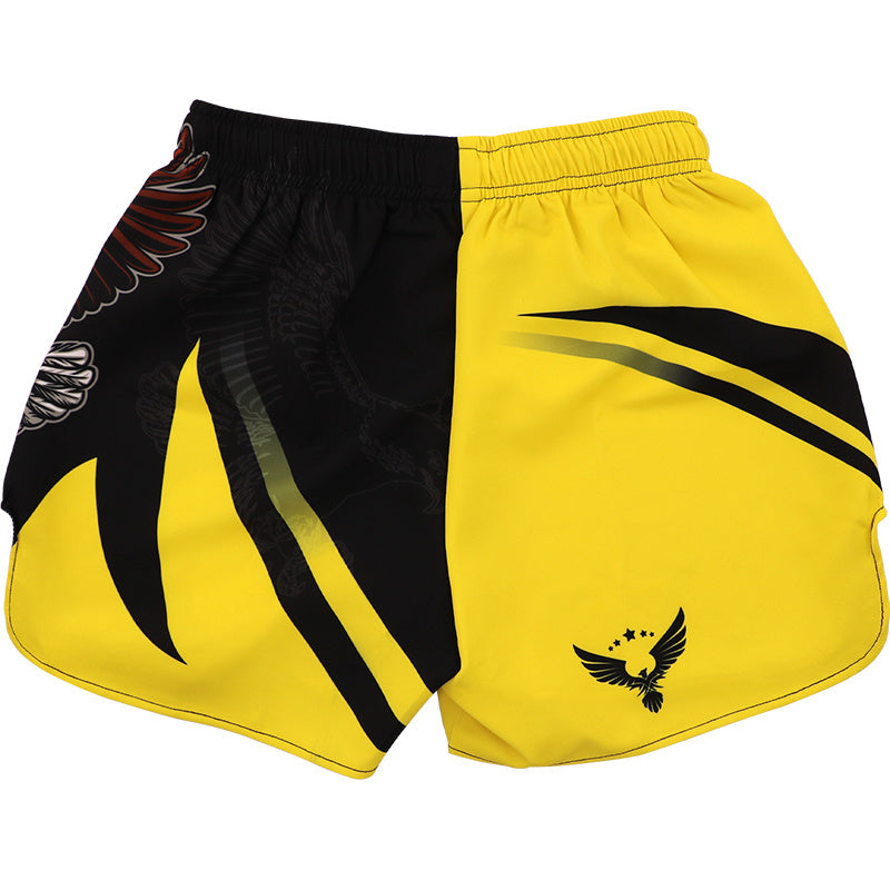 Black-yellow MMA Eagle outfit