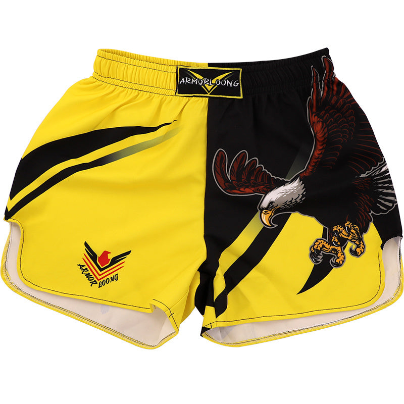 Black-yellow MMA Eagle outfit