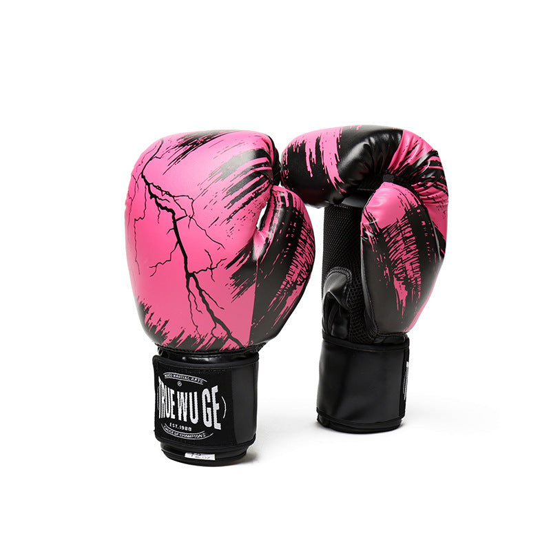 Lighting TRUE WU GE boxing gloves