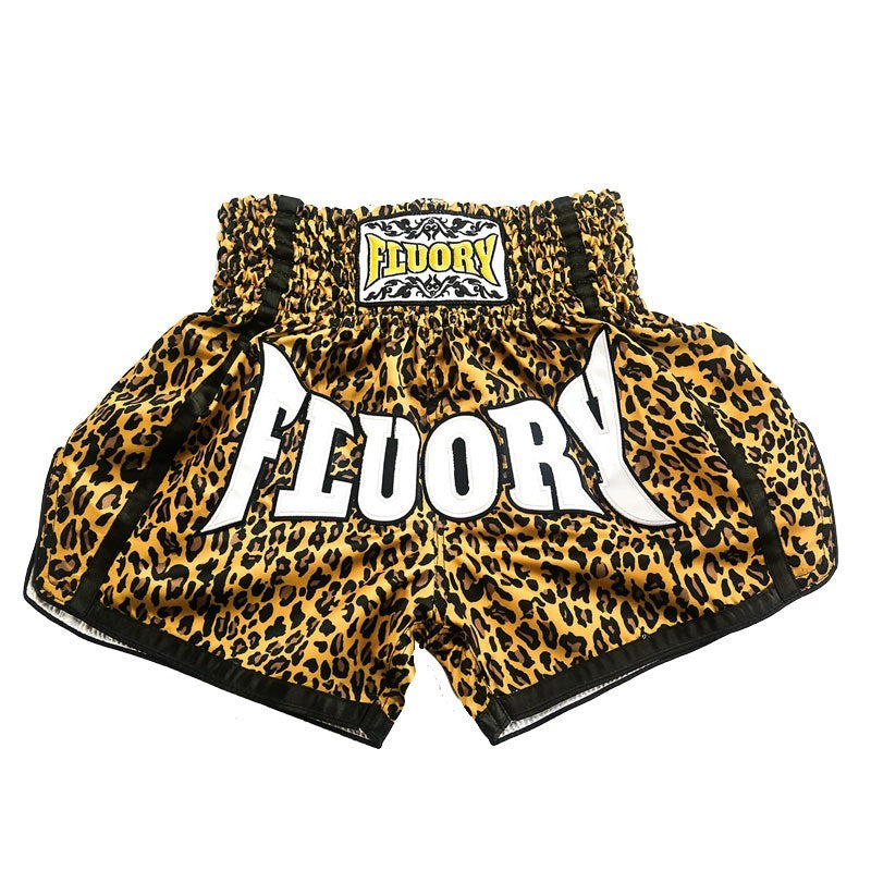 Women Leopard Muay Thai Shorts