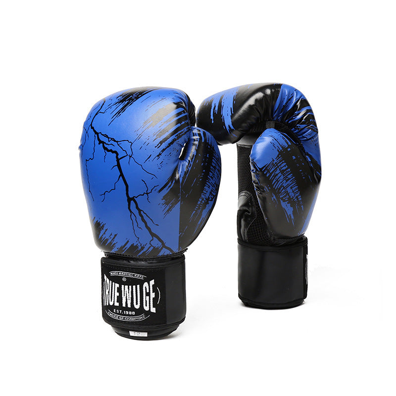 Lighting TRUE WU GE boxing gloves
