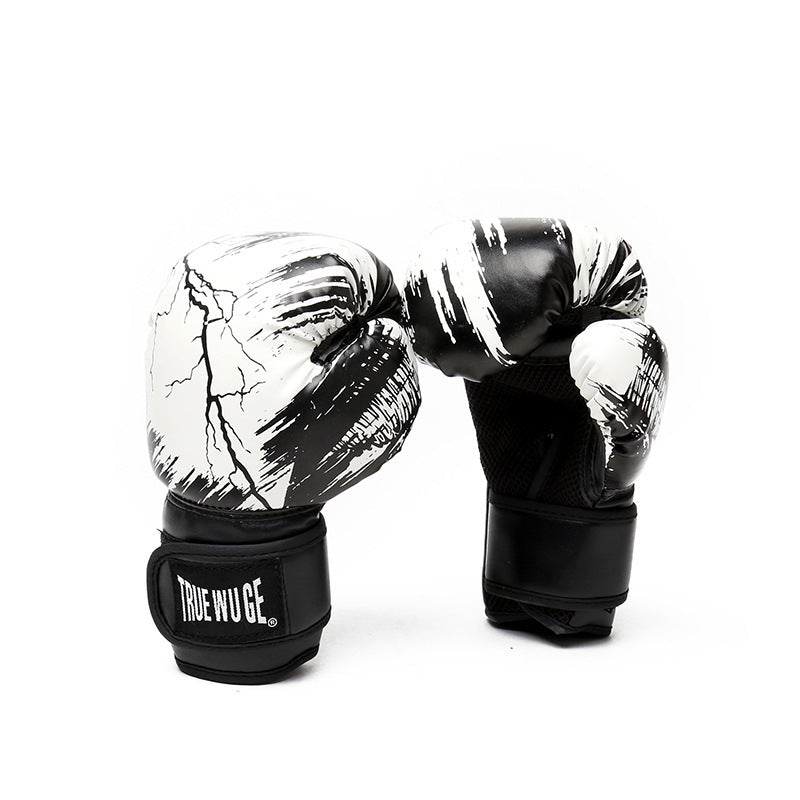 Lighting TRUE WU GE boxing gloves