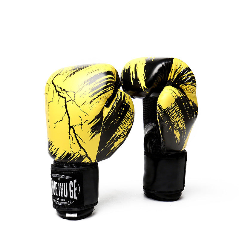 Lighting TRUE WU GE boxing gloves