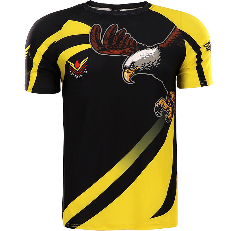Black-yellow MMA Eagle outfit