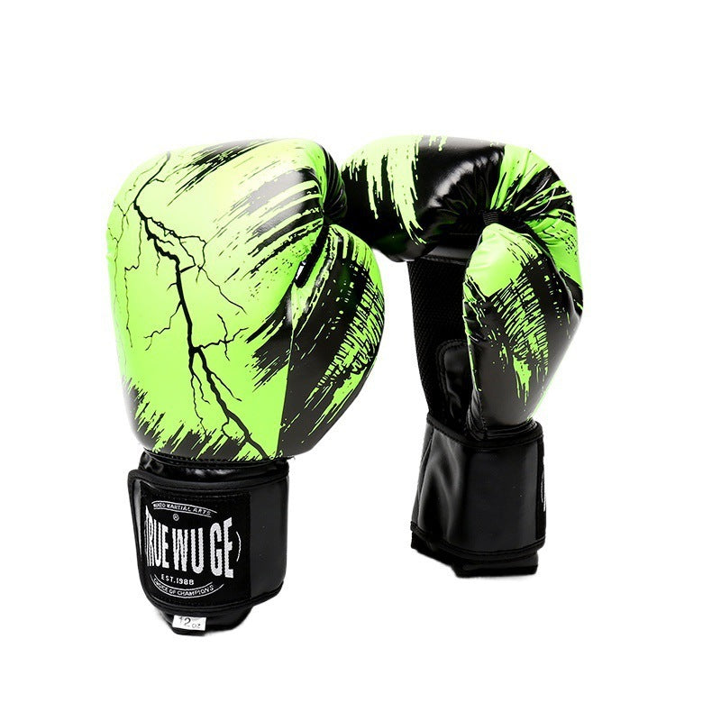 Lighting TRUE WU GE boxing gloves