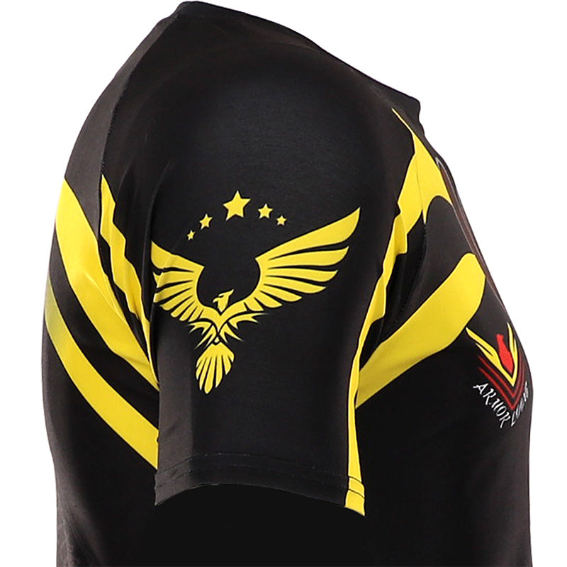 Black-yellow MMA Eagle outfit